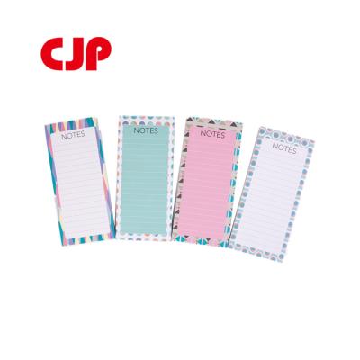 China Wholesale Custom Stamp Fashion Office To Do List Memo Pad Gift Daily Planner Notepad with Magnetic Back for sale