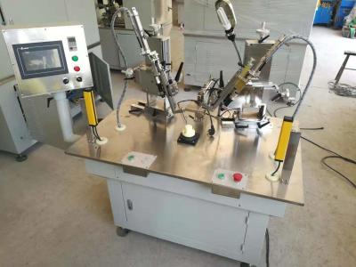 China Trimmer. Deflasher, kniftrimmachine, zegel- en cirkelonderdelen trimmachines, hoektrimmers, model YA-MM-200B. Te koop