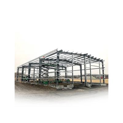 China Simple Installation Chinese Steel Fabrication Assembled Prefab Buildings Steel Structure House Design CAD Warehouse Plan for sale