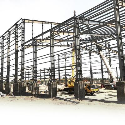 China Simple Installation Low Cost Design Fast Custom Build Prefab Insulated Metal Frame Prefab Steel Structure Building Workshop for sale