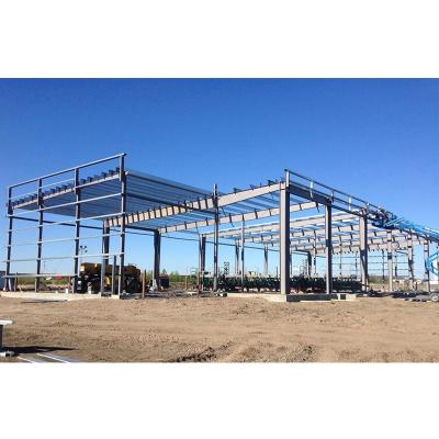 China Light Frame Modern Design Simple Installation Low Cost Industrial High Cost Effective Prefab Prefab Steel Structures Workshop for sale