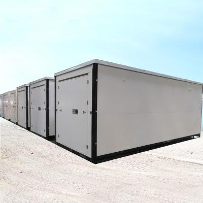 China Single 20ft Customized Prefab Portable Storage Container Flat Pack Shipping Container Movable Foldable Installation 16ft 19ft House Storage Container for sale