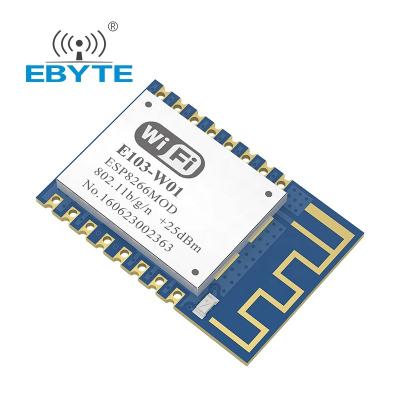 China AT Serial Control E103-W01 Ebyte 2.4ghz Wifi Module Esp8266ex Wifi Module Esp8266 With PCB Antenna for sale