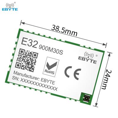 China Free Samples SX1276 LoRa Spread Spectrum Long Distance 868 915MHz SMD LoRa Wireless Module For LoRa Water Meter EBYTE OEM/ODM E32-900M30S for sale