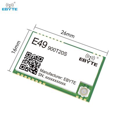 China Pure hardware module based on new CMT2300A Ebyte OEM/ODM E49-900T20S best quality 20DBM transmit power ISM 915MHZ data transmission wireless module for sale