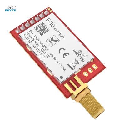 China Ebyte E30-433T20D SI4463 UART 3Km Plug-in Range 433MHz 20dBm DIP 21*36mm CE RoHs FCC LoRa Wireless Transmitter RF Module for sale