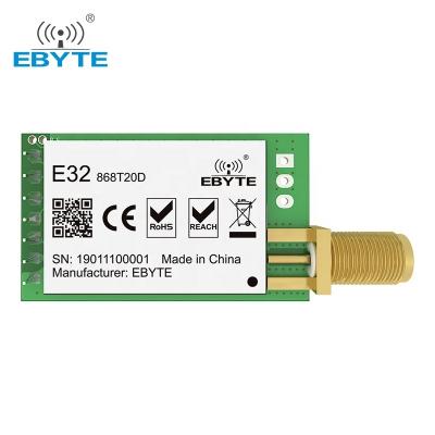 China Hot sale Ebyte lora module E32-900T20D 20dBm 3km SX1276 868MHz LoRa rf transceiver module IOT modules solutions for sale