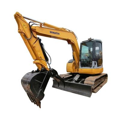 China 2021 best price japan komatsu pc78 excavator pc 78 used small crawler digger pc 78us 7 ton with log fork pc78us-6 pc78us-8 0.35m²; ³ for sale