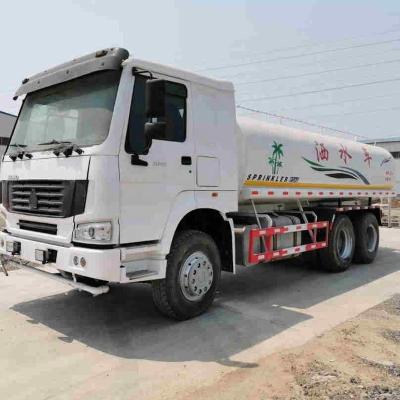 China Water Sprinkling Good Used HOWO Water Tank Truck 6*4 20 Cubic Meters 20000L Water Tank Truck With Low Price For Sale for sale