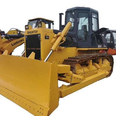 China Construction material stores second hand crawler bulldozer small SHANTUI SD16 160hp with spare parts in stock hot sale for sale