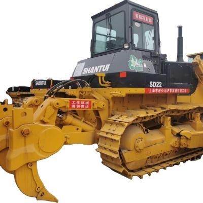 China Farms Used Cheap Shantui SD22 Bulldozer With Three Leg Rippers For Sale for sale