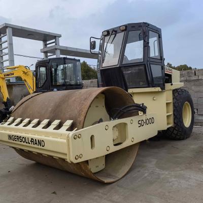 China Road bridge engineering concrete pavement road machinery ingersoll-rand sd100 america imported original roller machine used for sale