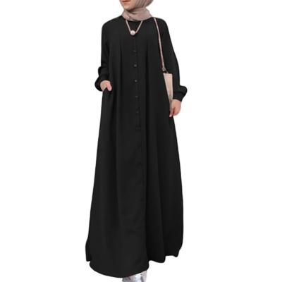 China Commuter Temperament Big Skirt Long Islamic Traditional Muslim Dresses Long Dress Anti-static Loose Dress Long Skirts Women's Dresses for sale