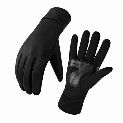 China Good Quality Logo Customizable Comfortable Leather Material Unisex Sun-protective Fabric Increasing Mittens for sale