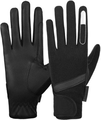 China Great Value Windproof All Seasons Riding Mitts Black Riding Mitts for sale