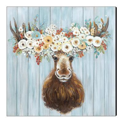 China Environmental Materials Animal Painting Decorate Living Room Bedroom Wall Canvas Painting Frameless Wall Art for sale