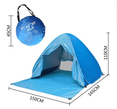 China Lightweight And Easy To Carry New Topsun Beach Tent Waterproof Sun Protection Automatic Beach Sun Shelter Pop Up Tent for sale