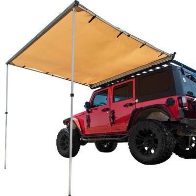 China Durable Sun Protection Car Camping Tent With Aluminum Alloy Pole Sun Shade Marquee Tent Car Side Tent Outdoor Tour Travel for sale