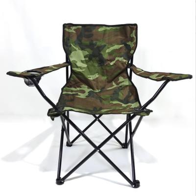 China Outdoor Beach Camouflage Chair Camping Chairs Lounger Portable Fishing for sale