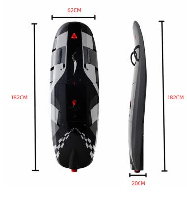 China Shell Water Ski High Speed ​​Electric Remote Control Electric Water Carbon Fiber Surfboard Surfboard Water Cooling System for sale