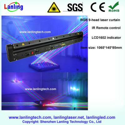 China Wholesale New RC Laser Net 9 Head Laser Light Head Moving Head Show Laser Show for sale