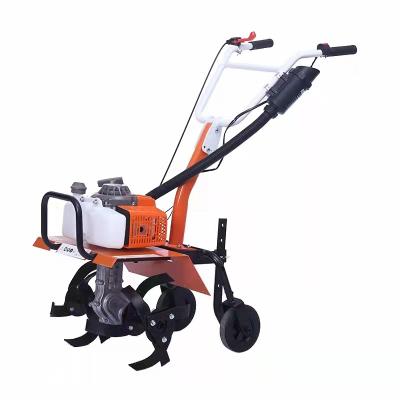 China Farms Gasoline Power Big 62cc Garden Tiller Walking Cultivator Hot Sale for sale