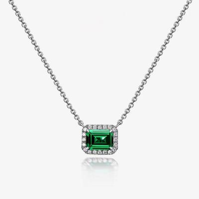 China Europe and America Women's Accessories Luxury Custom Emerald Cut Fashion High Quality Necklace for sale