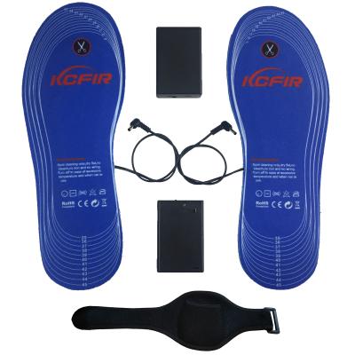 China OEM Customized New Design High Quality Cute and Comfortable Custom OEM Electric Battery Case Heated Insoles Foot Warmer for sale