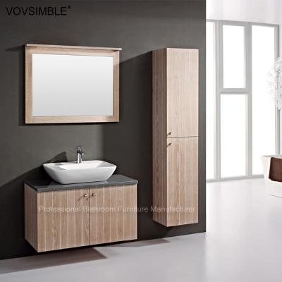 China Spanish and Dutch Hot Sale Bathroom Eco-friendly Solid Wood Vanity, Country Style Wall Hanging Bathroom Cabinet for sale