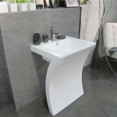 China Modern Luxury Freestanding Basin Pedestal Pedestal Sinks for sale