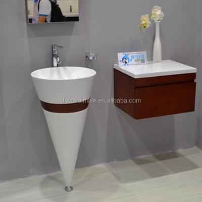 China For bathroom wall hang acrylic solid outdoor basin/sells free standing hand wash sink/wholesale acrylic stone sink for sale