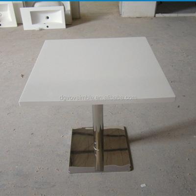 China Size Customized Acrylic Solid Outdoor Table Tops DINING TABLE for sale