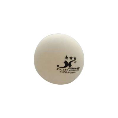 China PP Xushaofa Three Star ITTF Approved White Table Tennis Ball With Printing Wholesale for sale