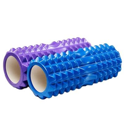 China Durable Fabric Foam Roller Extra Firm High Density Deep Massager With Spinal Channel for sale