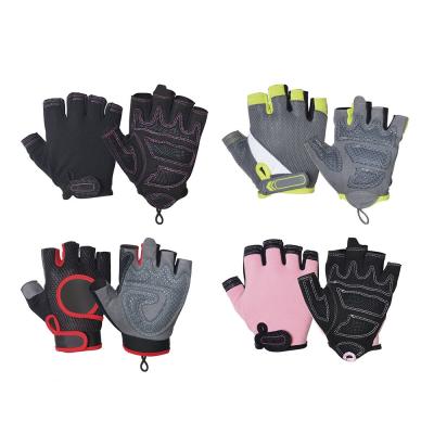 China Synthetic Leather Protective Gloves For Weightlifting Fitness Training Outdoor Sports for sale