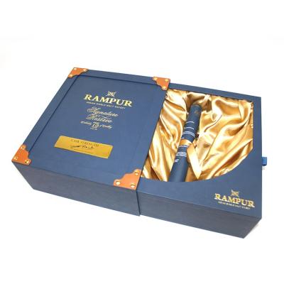 China Custom Luxury Wooden PU Leather Gift Box, Wholesale Packaging Wooden Gift Box, Luxury Customized Wooden Wine Box for sale