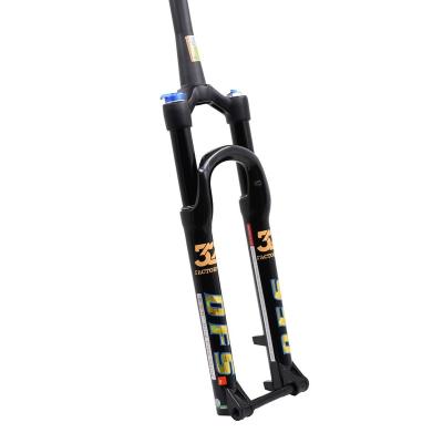 China Mountain Bikes DFS Air Fork DFS-RLC-TP-32-15X100 26er 27.5er 29er Suspension Mountain Bike Bicycle MTB Fork Lock Attenuation Adjust 100mm for sale