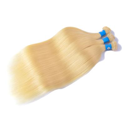 China Yes Unprocessed Cuticle Aligned 613 Raw Hair Bundles Blonde Virgin Hair, Raw Indian Temple Hair, Raw Hair for sale