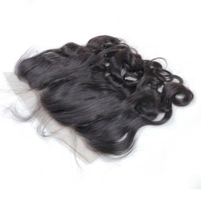 China Yes Hot Sale Virgin Brazilian Lace Front Closure Weaves, Can Customized Lace Frontal 13x4 for sale