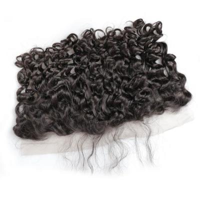 China Selling Products Yes Best In America Natural Curly Deep Wave Closure , Virgin 3 Way Part Hair Closure for sale