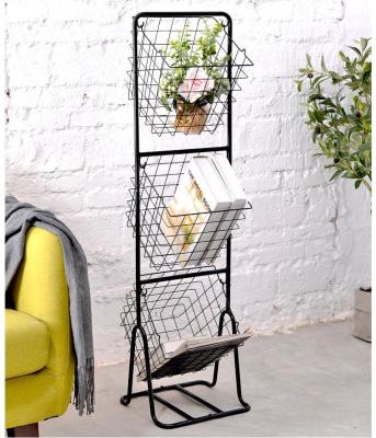 China Fruit Vegetable Snack Racks Desktop Living Room KD Wire Hoop Basket Kitchen Storage Shelf for sale