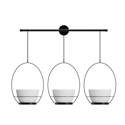 China Modern Wall Hang Flower Pot Hanger Metal Wire Flower Pot Stand Balcony Black Gardening Home Flower Rack for sale