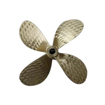 China Copper Or Corrosion Protection Stainless Steel Made In China 4 Blade Marine High Speed ​​Boat Propeller for sale