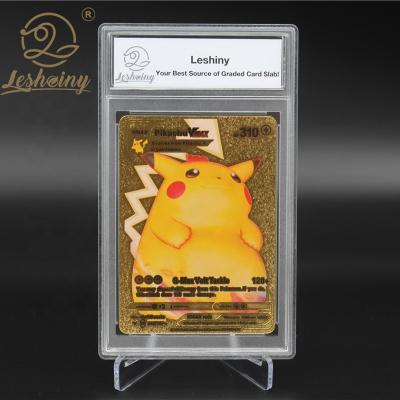 China Plastic empty trading card holder grade card case rated custom psa sports pokemo card slab for sale