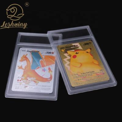 China Hot sale 35pt Pokemones Pokemones card case Leshiny Amazone empty rating slab rated card case for pokemo card for sale