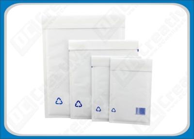 China White Kraft Paper Padded Mailing Bubble Envelopes / Printing 6 × 9 Padded Envelopes for sale