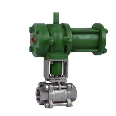 China Cast Iron General STONE Actuator TNP 1000WOG CF8M 3PC Ball Valves for sale