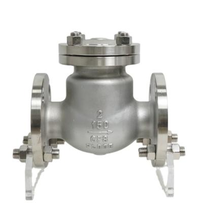 China Refined 2inch DN65 Stainless Steel Swing Loaded Spring Check Valve 8 for sale