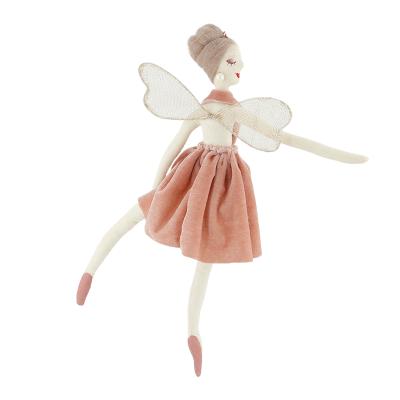 China Customized Knitted Toys Elegant Girl Ballet Christmas Decor Customized Plush Dancing Doll for sale