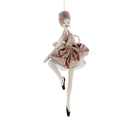 China Customized Party Ballerina Decorations Ballet Decor Angel Ornaments Girl Doll Plush for sale